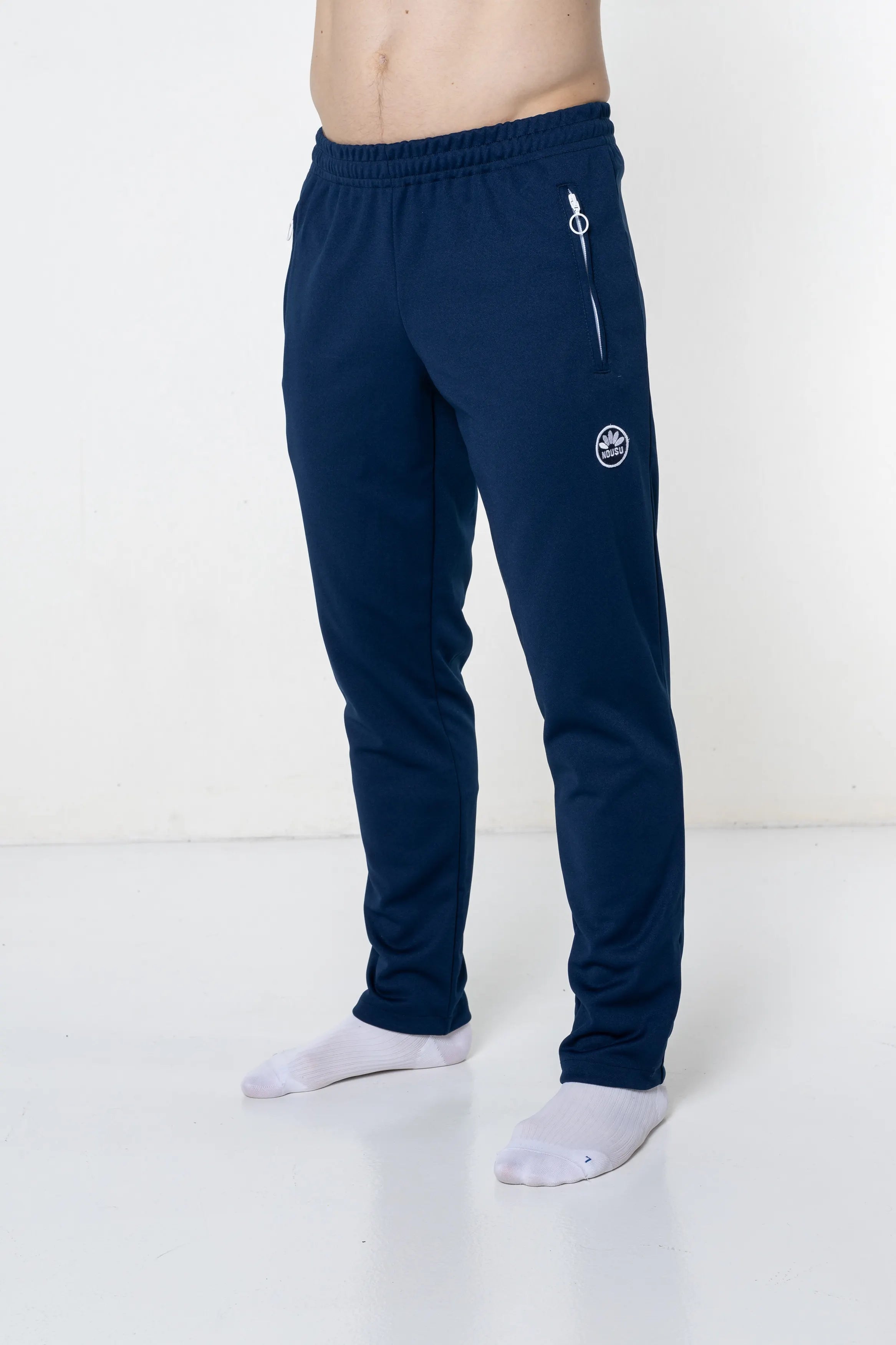 Sininen miesten verkkahousut