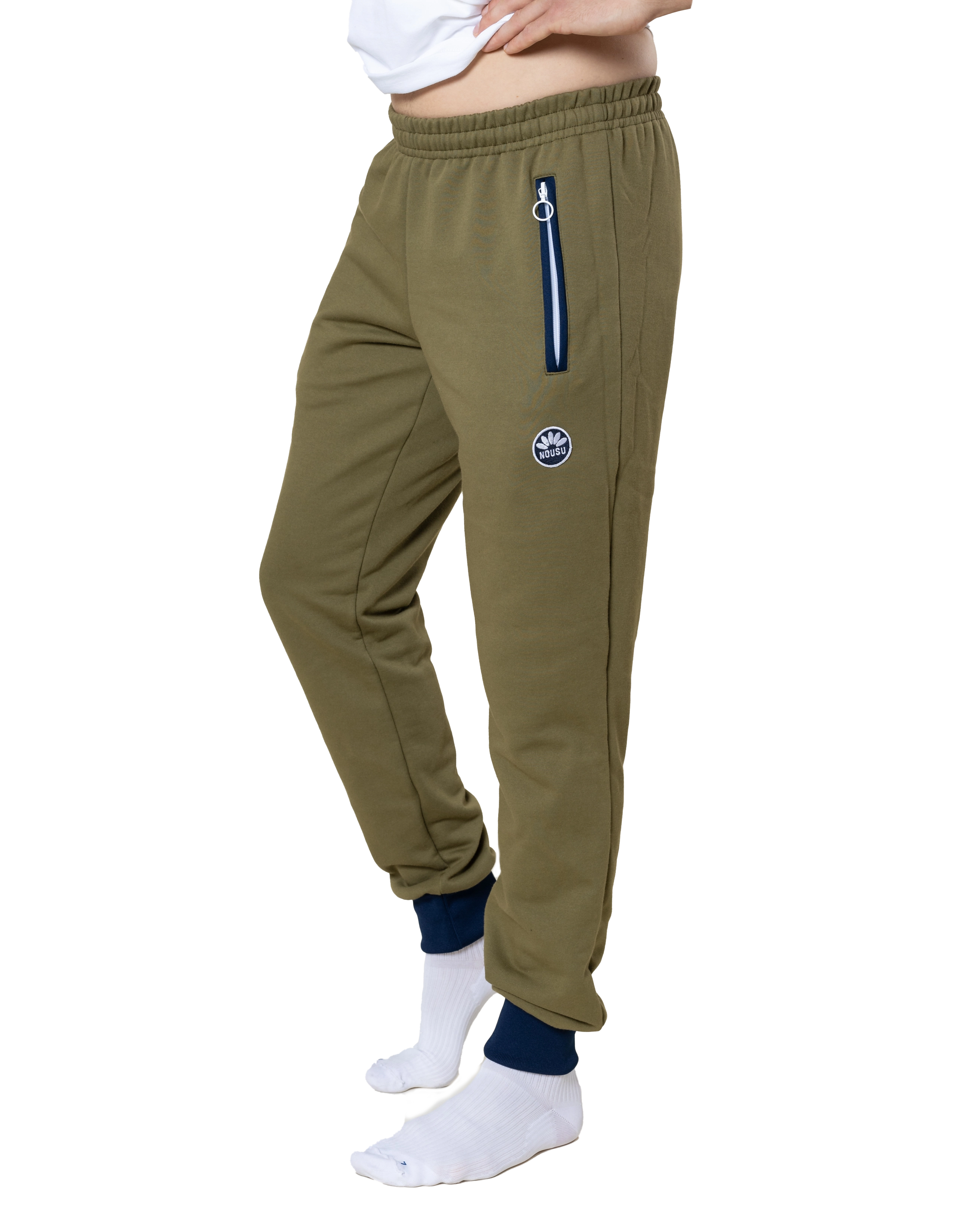 Nousu Oliivi miesten collegehousut