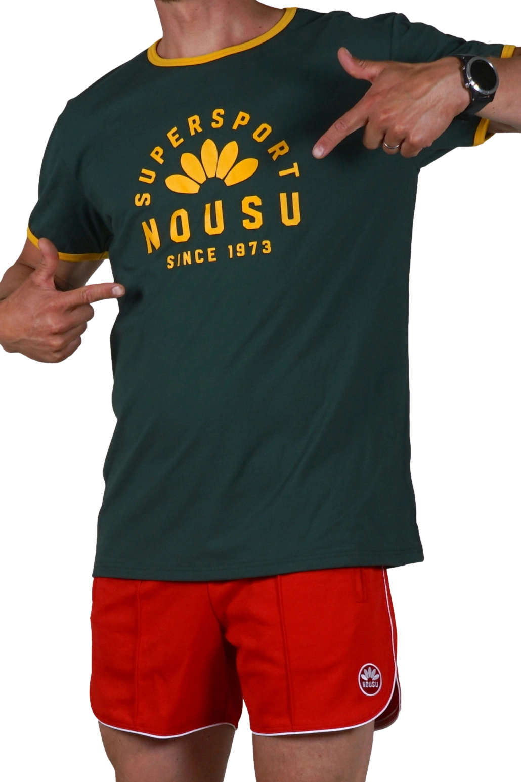 Nousu Supersport vihreä miesten t-paita