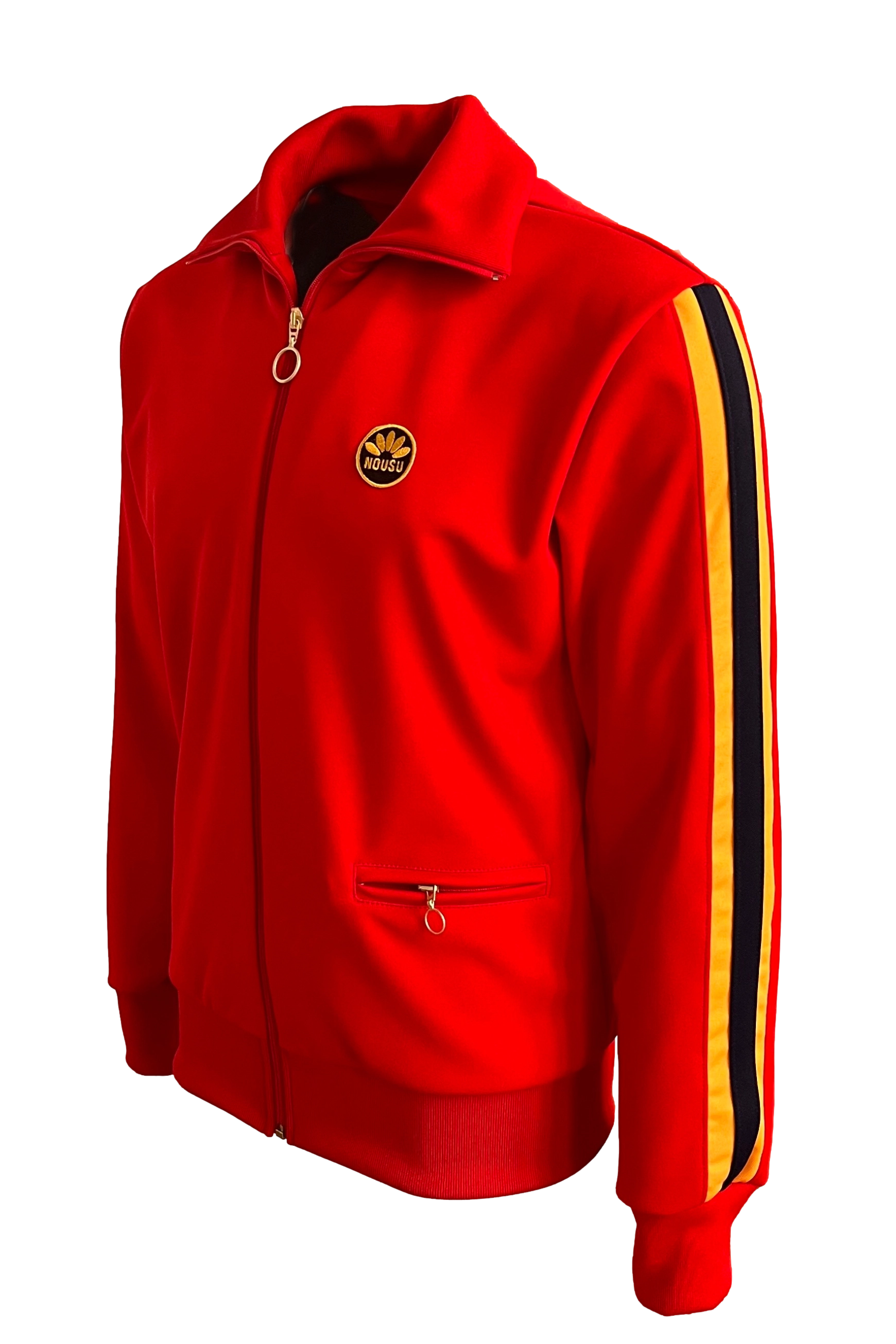 Nousu Kilpailu punainen miesten verkkatakki