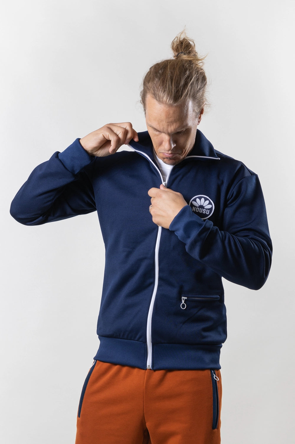 Nousu Sininen miesten verkkatakki