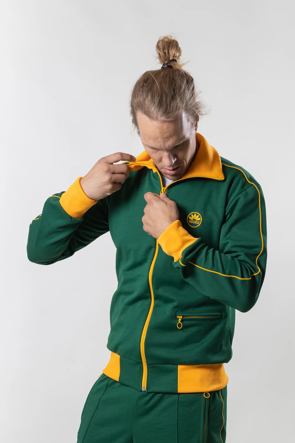 Nousu Supersport vihreä miesten verkkatakki