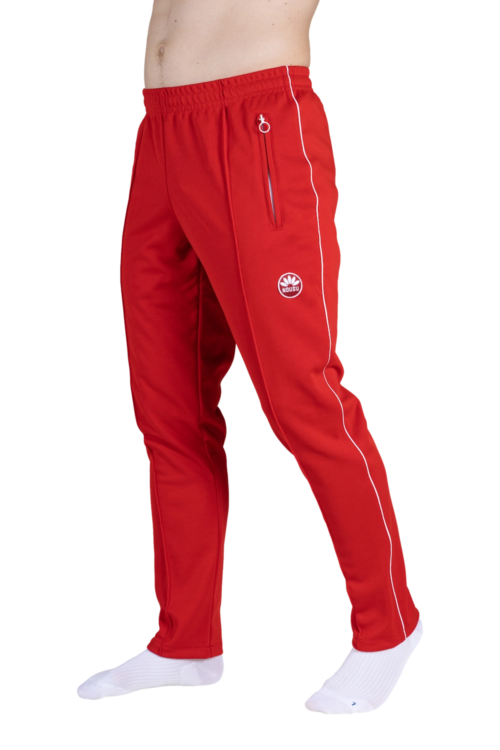 Nousu Supersport punainen miesten verkkahousut