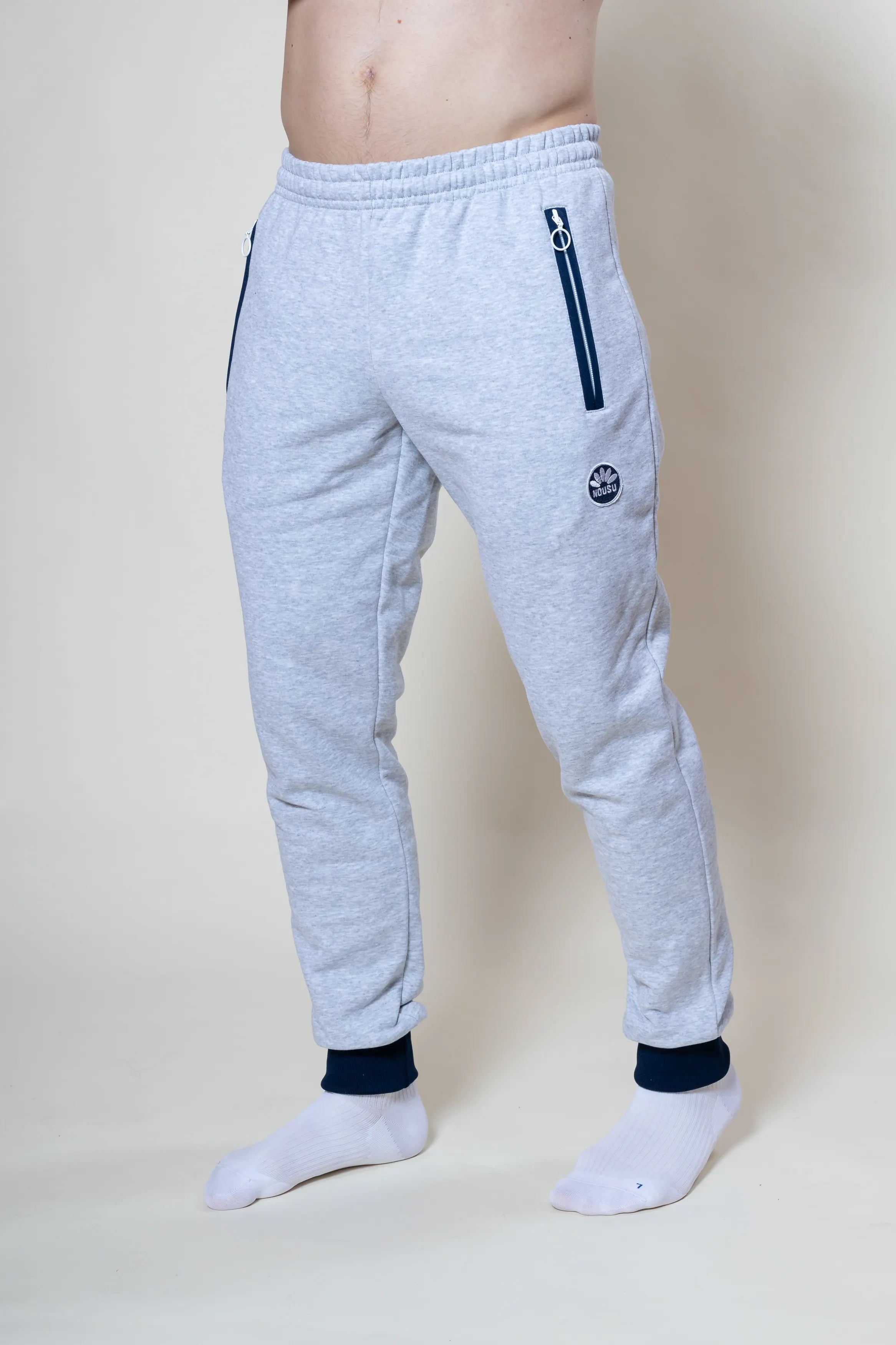 Nousu Harmaa miesten collegehousut