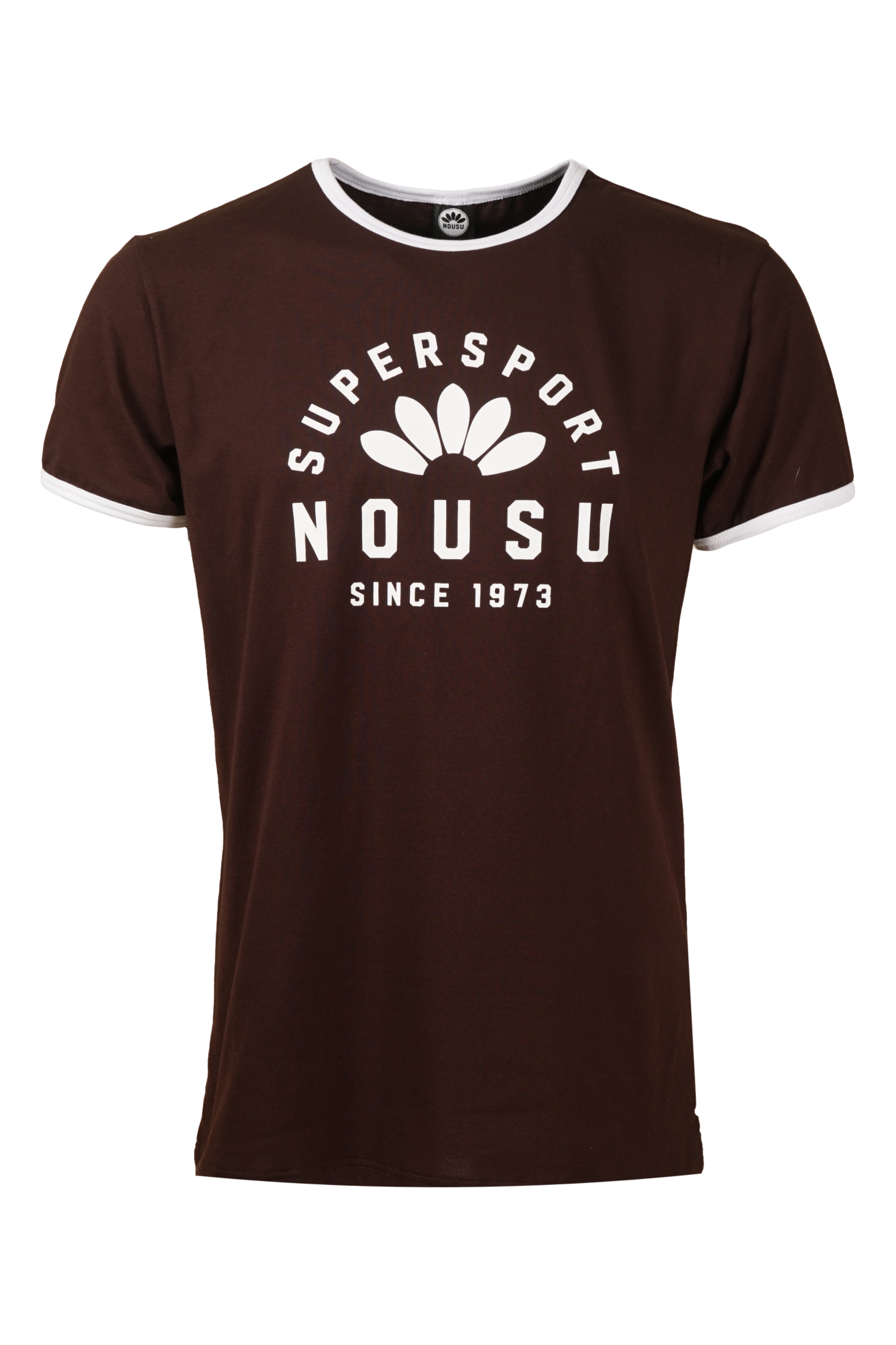 Nousu Supersport ruskea miesten t-paita