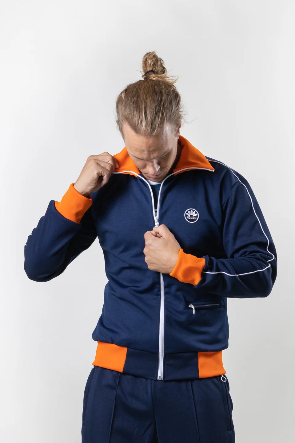 Nousu Supersport sininen miesten verkkatakki